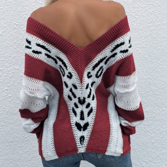 SHEIN Off-Shoulder Sweater - Picture 2 of 7